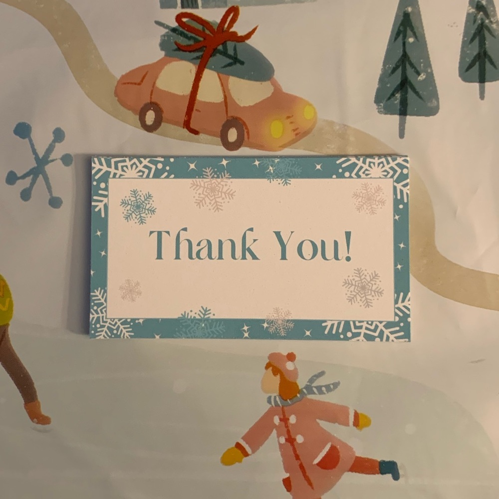 20Pk 10x13 Holiday Poly Mailers - Winter Village Scene - Picture 5 of 6